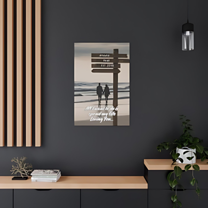 Unique Personalized Gift For Couples "Toes in the Sand" - Image 4