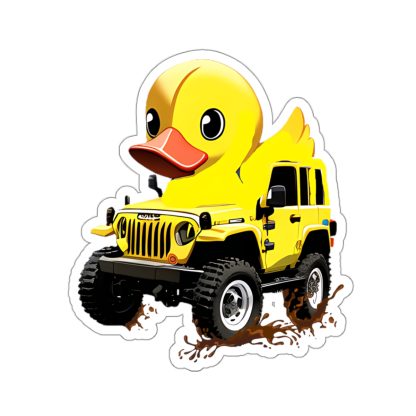 Ducked Kiss-Cut Sticker - Image 2