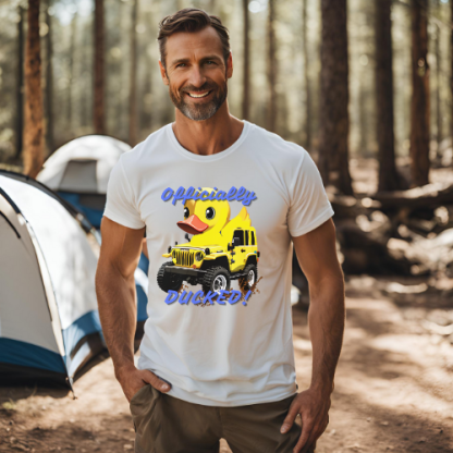 Officially Ducked - Popular Jeep Ducking Tee - Image 2