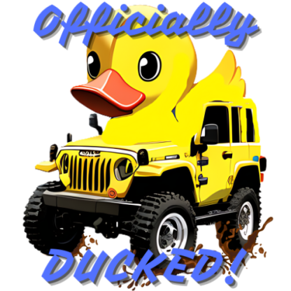 Officially Ducked - Popular Jeep Ducking Tee - Image 4